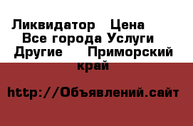 Ликвидатор › Цена ­ 1 - Все города Услуги » Другие   . Приморский край